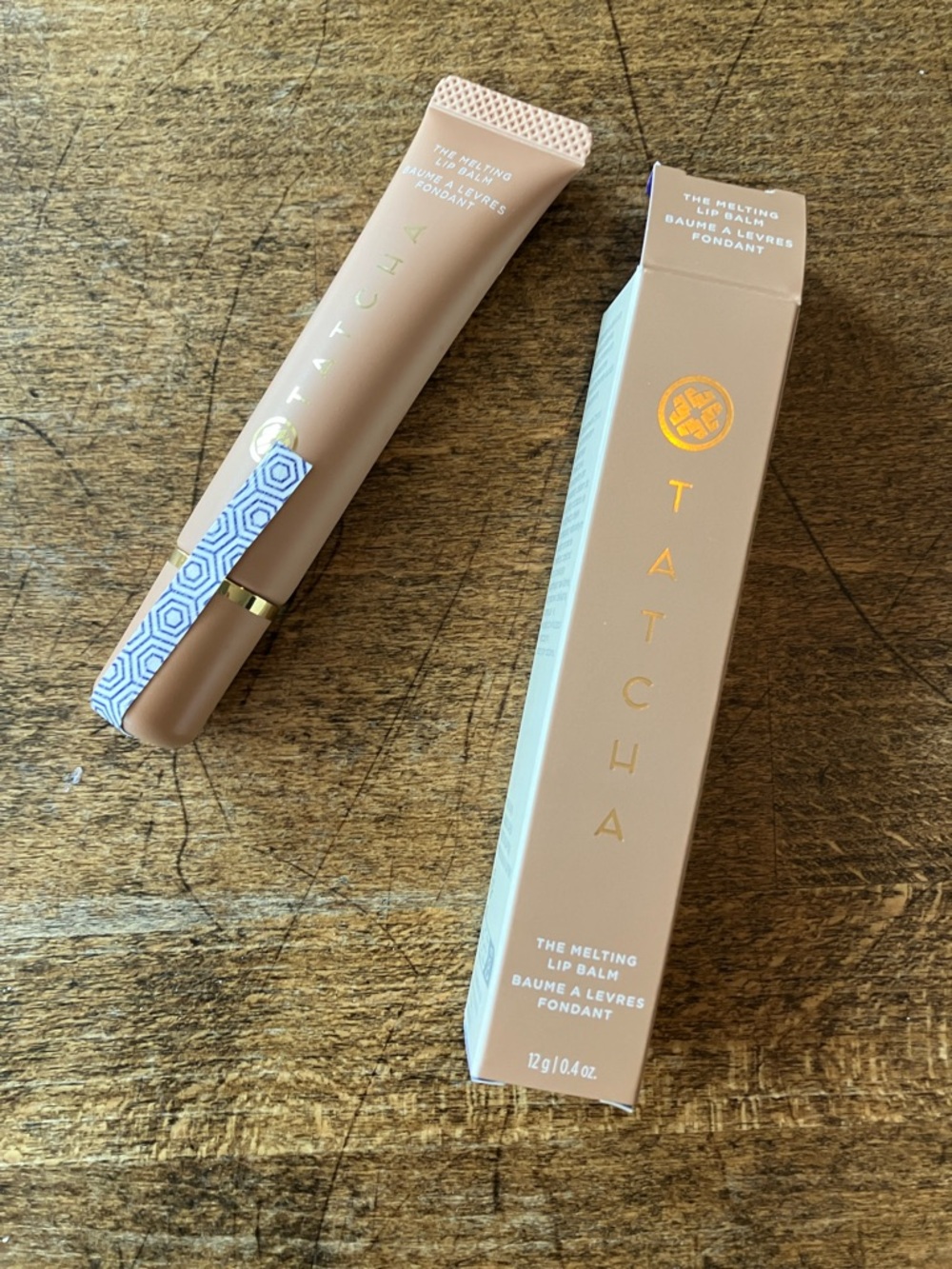 Tatcha the Melting lip balm oil gloss Maka brown NIB sealed Sale
